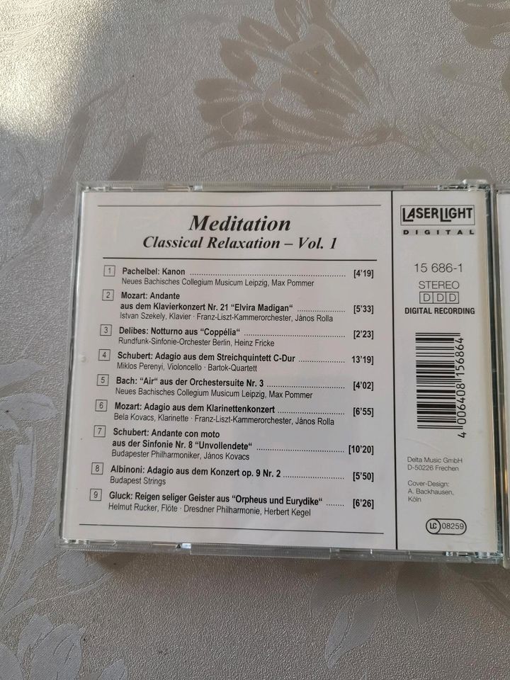 Meditations u. Tiefensuggestion Progr. zur Selbstentspannung CDs in Fredenbeck