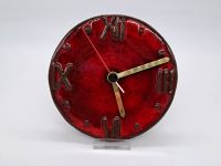 Vintage 70er Jahre Junghans Wanduhr Keramik Fat Lava Style rot Berlin - Steglitz Vorschau