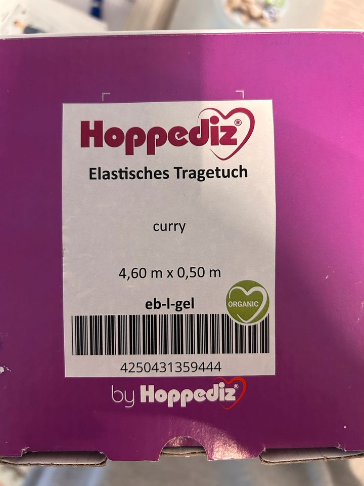 Hoppediz Elastisches Tragetuch curry 4,60 m in Bernau