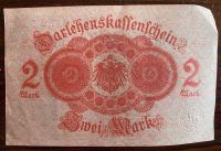 Zwei Mark 1914 Kassenschein 1. Weltkrieg Bayern - Lindau Vorschau