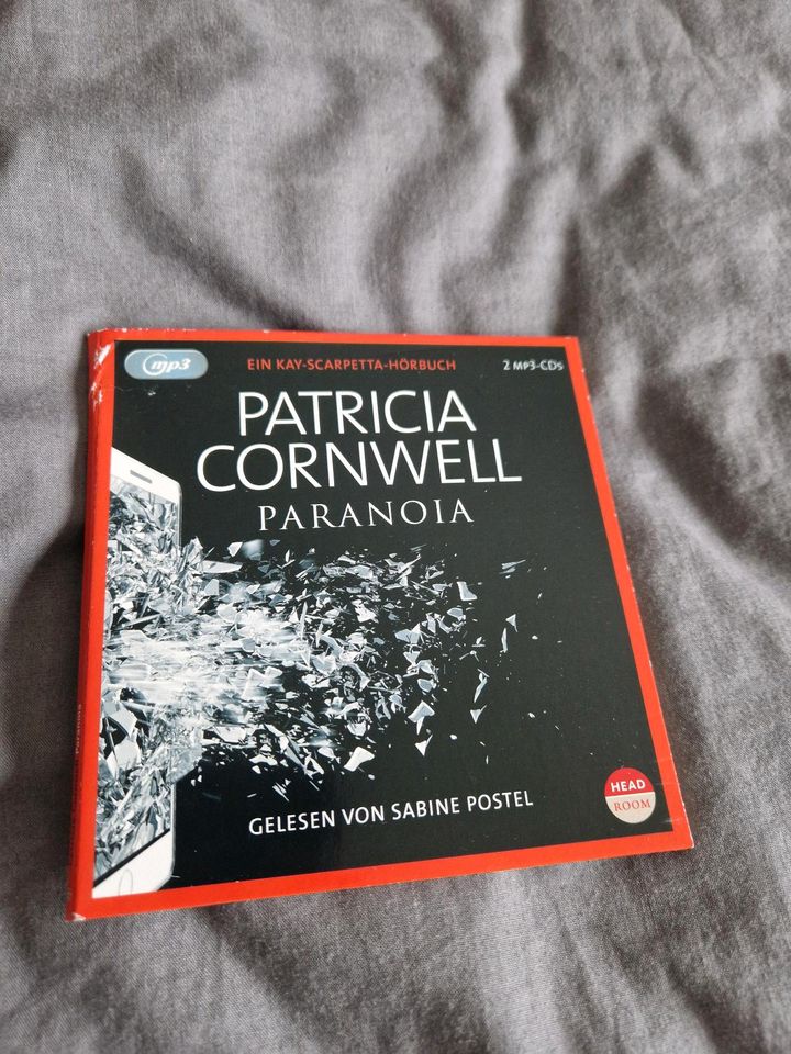 Patricia Cornwall Paranoia Mp3 CD hörbuch in Weil am Rhein