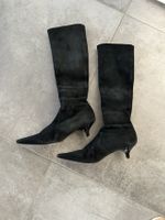 Stylische Stiefel schwarz Gr. 36 Wildleder Bayern - Kaufbeuren Vorschau