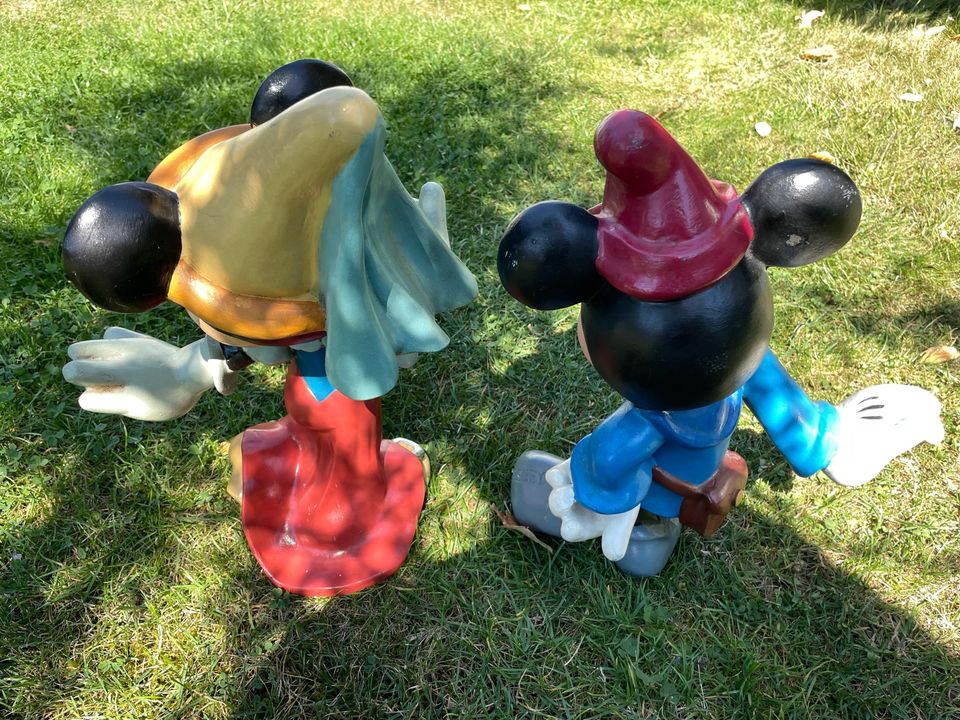 Disney Figuren Micky Minnie Resin 42cm + Sammlung Disneyana in Kirkel