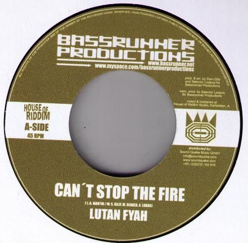 Lutan Fyah / Geoffrey Star & Wildlife Can't Stop The Fire Reggae in Mannheim