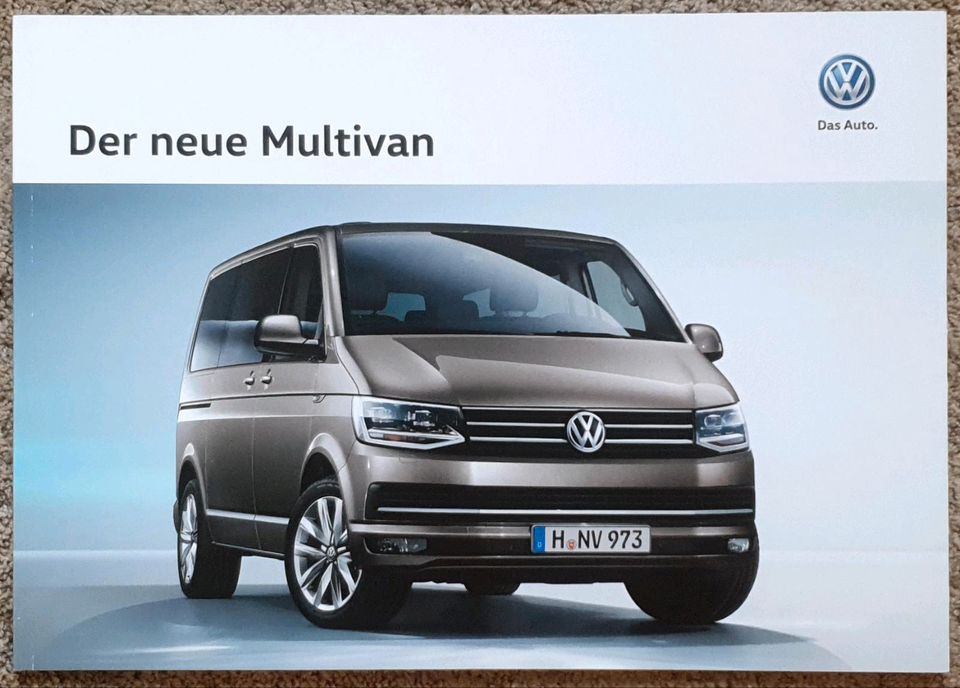 Prospekt VW Bus Multivan 6/2015 Modelĺjahr 2016 in Mönchengladbach