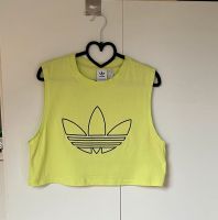 Adidas Shirt kurz Gr.34 gelb cropped Saarland - Schmelz Vorschau