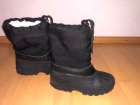 Schwarze gefütterte Stiefel / Winterschuhe in Größe 31/32 Baden-Württemberg - Langenau Vorschau