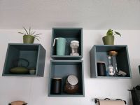 Ikea Eket Regale | 4 Stück | inkl. Wandschienen | petrol Nordrhein-Westfalen - Dinslaken Vorschau