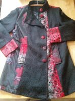 Tolles Jacket Jacke in schwarz rot Webmuster Frankreich XL Bayern - Gerolzhofen Vorschau