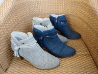 Tom Tailor Stiefelette Gr. 41 blau und grau * Lederimitation Brandenburg - Bernau Vorschau