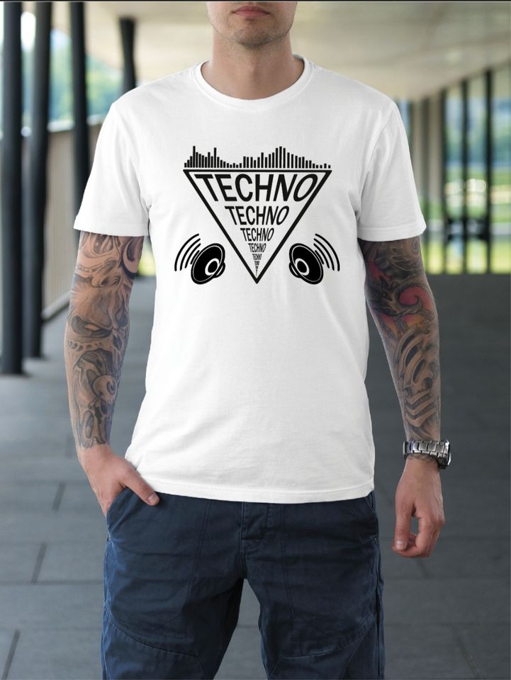 Rave Techno T-Shirt in Rheinfelden (Baden)