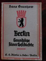1937 Hans Grantzow Berlin Grundzüge seiner Geschichte Berlin - Marzahn Vorschau