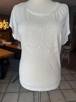 T-Shirt Gina Benotti weiß creme Motiv Herz 48/50 Hessen - Gießen Vorschau