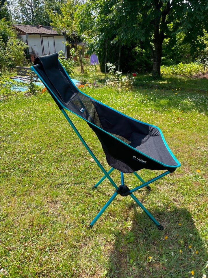 Helinox Sunset Chair Black Campingstuhl NEU in Lugau