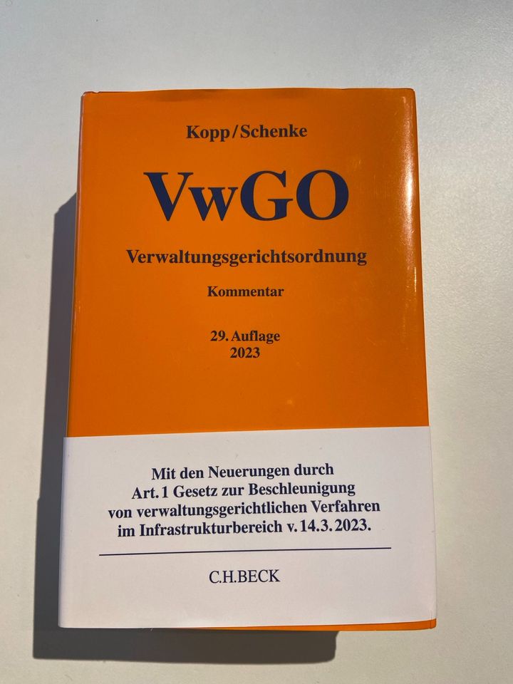 Kopp/Schenke- Vwgo Kommentar- 29.Auflagen 2023 in Marktrodach