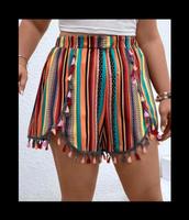 Boho Shorts Gr. 46 3XL NEU mit Quastenverzierung orange Bayern - Landshut Vorschau