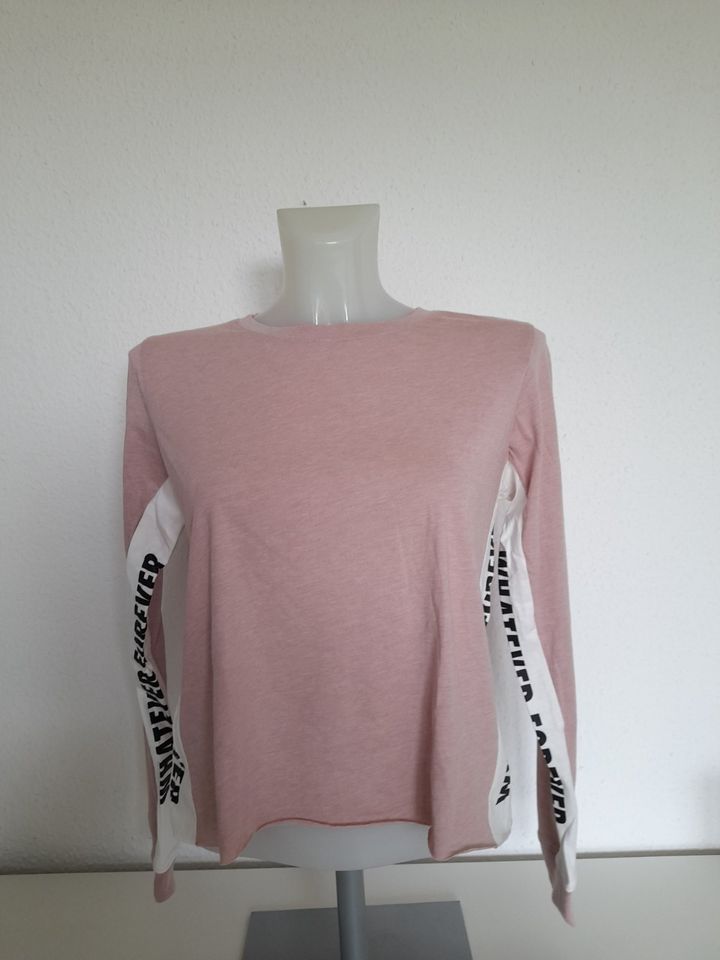 Sweatshirt - altrosa mit Schrift - Gr. M - neu in Berlin