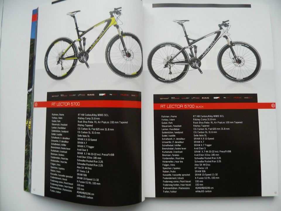 Ghost, Katalog, Broschüre, Prospekt, 2011, MTB, Race, Fahrräder in Rheda-Wiedenbrück