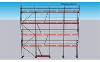 Plettac - Gerüst Komplettpaket 103qm - Feldlänge 2,50m -Länge 10,00m - Arbeitshöhe 10,30m - 100qm,90qm,110qm Hessen - Eschenburg Vorschau