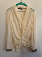 Cremefarbene Bluse von Zara XS Stuttgart - Untertürkheim Vorschau