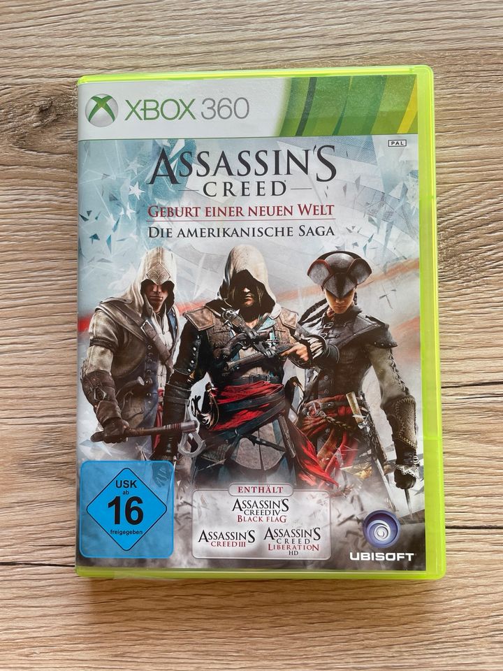 Xbox 360 Spiel Assassins Creed 3+4 in Salzgitter