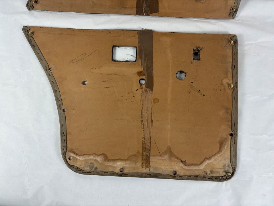 BMW E28 Türverkleidungen Türtafel hinten beige Hahnentritt in Schwendi