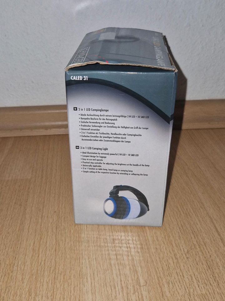 SCHWAIGER LED Campinglampe 3 in 1 - Caled 31  - Camping etc - in Detmold