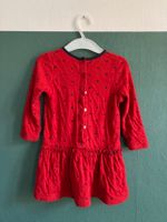 Rotes Kleid mit Herzen von Petit Bateau in 80, hinten geknöpft Berlin - Mitte Vorschau