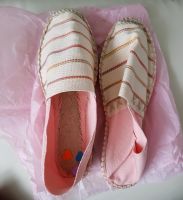 Neue Espadrilles - Gr. 37 - Streifen - Natur Rosa Bunt Hessen - Wetzlar Vorschau