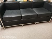 Le Corbusier 3er sitzer Sofa  schwarz Baden-Württemberg - Neuhausen Vorschau