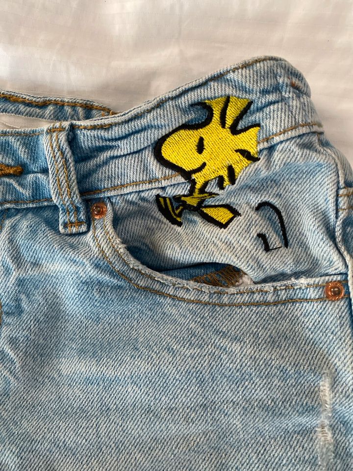 Zara Peanuts Jeans Shorts - Gr 134 in Berlin