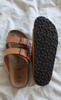 braune vegane ungetragene Birkenstock Schuhe/ Sandalen/ Schlappen Baden-Württemberg - Tübingen Vorschau