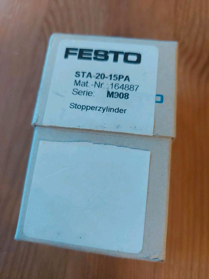 FESTO Stopperzylinder, STA--20-15PA, 164887, neuwertig !!! in München