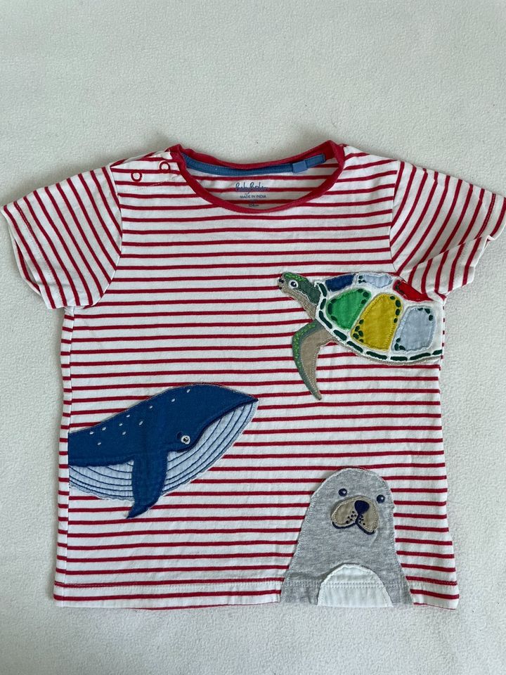 Baby Boden | Shirt, Short, Robbe, Wal, sommer 98/104 in Warthausen