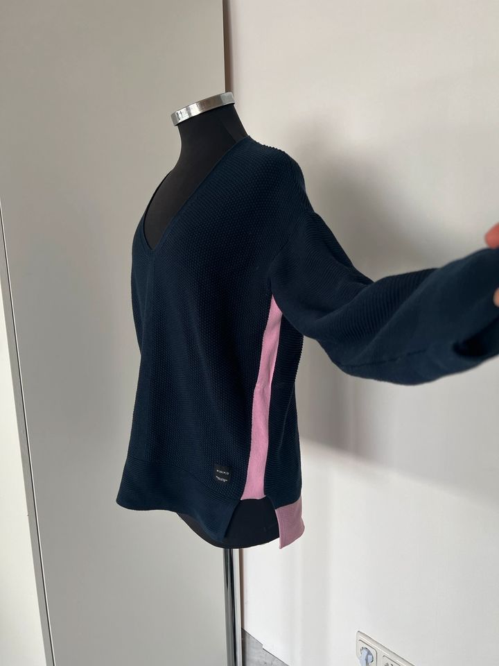 Marc o polo denim pullover v Ausschnitt blau rosa Baumwolle S M in Oberhausen