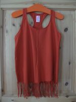 Zara Tank Top, Gr. M rost rot mit Fransen, Sport Festival Tanz Friedrichshain-Kreuzberg - Friedrichshain Vorschau