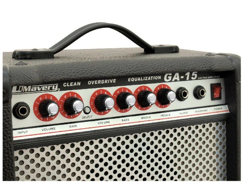 DIMAVERY GA-15 E-Gitarren-Amp 15W, Übungs-Verstärker NEU in Oberhausen