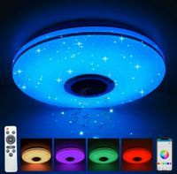 LED RGB Deckenlampe Dimmbar Bluetooth Musik Lautsprecher App Hessen - Bebra Vorschau