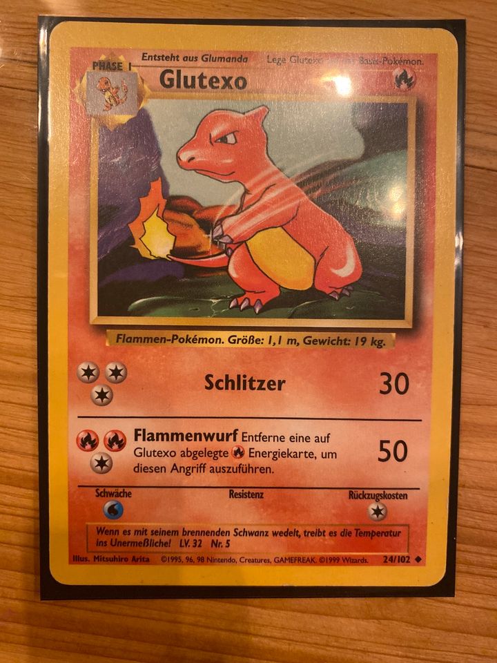 Glutexo Pokémon Karte 1995 in Oberviechtach