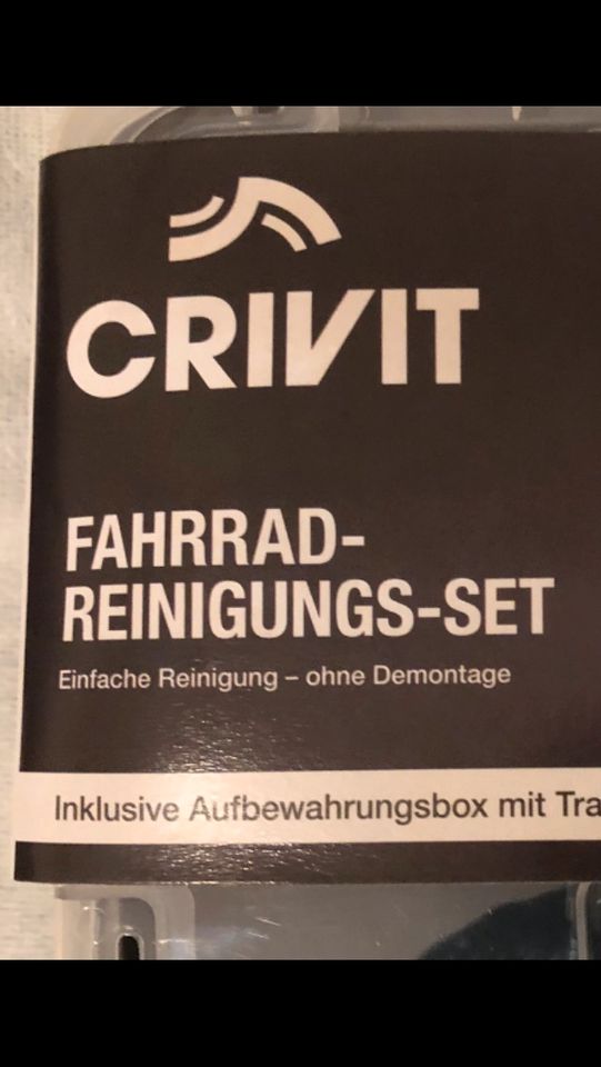 CRIVIT Fahrrad Reinigung Set 10-teilig NEU OVP in Frankfurt am Main