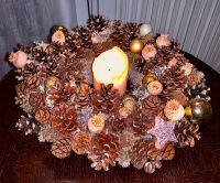 Adventskranz Weihnachtsdeko Naturmaterialien hand made Ø 39 cm Bayern - Gmund Vorschau