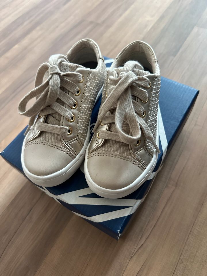 Geox Gisli Sneaker beige gold Größe 28 neu in Regenstauf