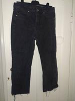 Jeans, schwarz, Gr. 42, H&M, Flare High Waist, Cropped Length Berlin - Charlottenburg Vorschau