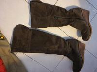 Brauner Overknee Stiefel Gr. 41 Echtleder Rheinland-Pfalz - Mayen Vorschau