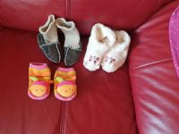 3 Paar Babyschuhe Hüttenschuhe Rasselsöckchen Thüringen - Bad Langensalza Vorschau