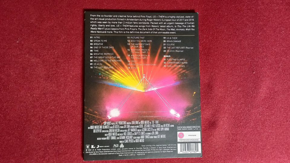 Roger Waters Us + Them Blu-Ray in Passau