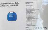 Stromerzeuger Geko 2015 E-P/YHBA Bayern - Grainet Vorschau