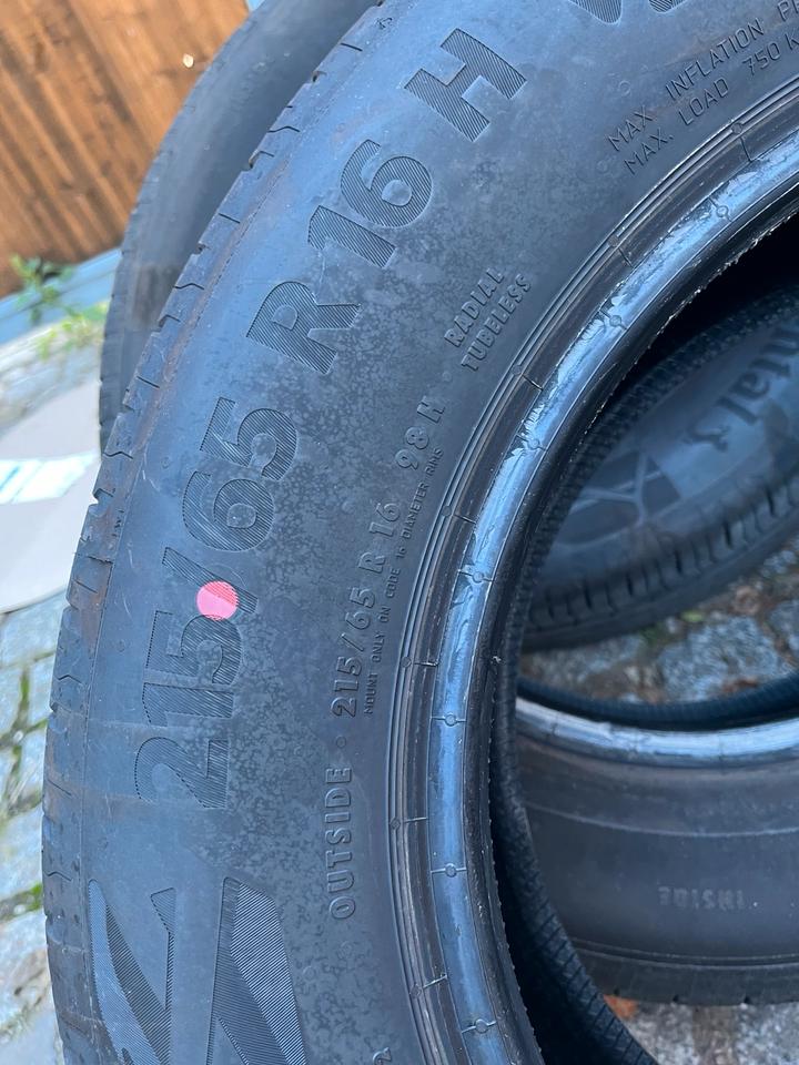 Sommerreifen WIE NEU 400km 215 65 16 Continental in Erfurt