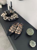 Zara Ballerinas 40 Nieten Silber flats Schuhe Sandalen riemchen Bayern - Aichach Vorschau
