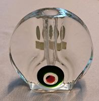 Walther Glas Design, 70er  Heiner Düsterhaus Bullseye Blockvase Bayern - Senden Vorschau